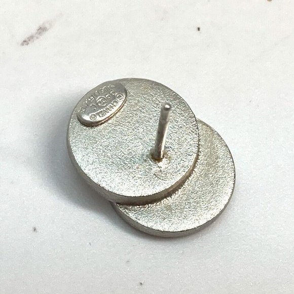 CHANEL CC CC Mark Double circle Accessories Pierce Metal Silver - Picture 2 of 5